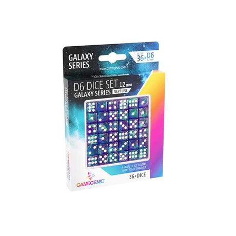 Gamegenic Galaxy Series - D6 Dice Set 12 mm (36 pcs)