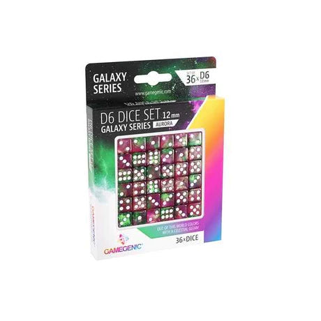 Gamegenic Galaxy Series - D6 Dice Set 12 mm (36 pcs)