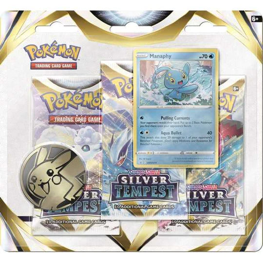 Pokémon TCG: Sword & Shield 12 Silver Tempest 3-Pack Booster Display