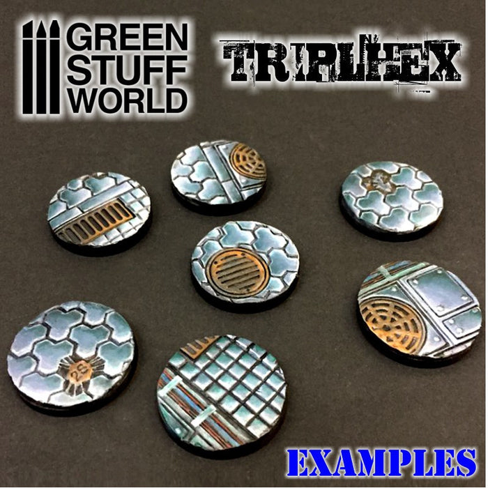 Green Stuff World - Triple Hex Rolling Pin