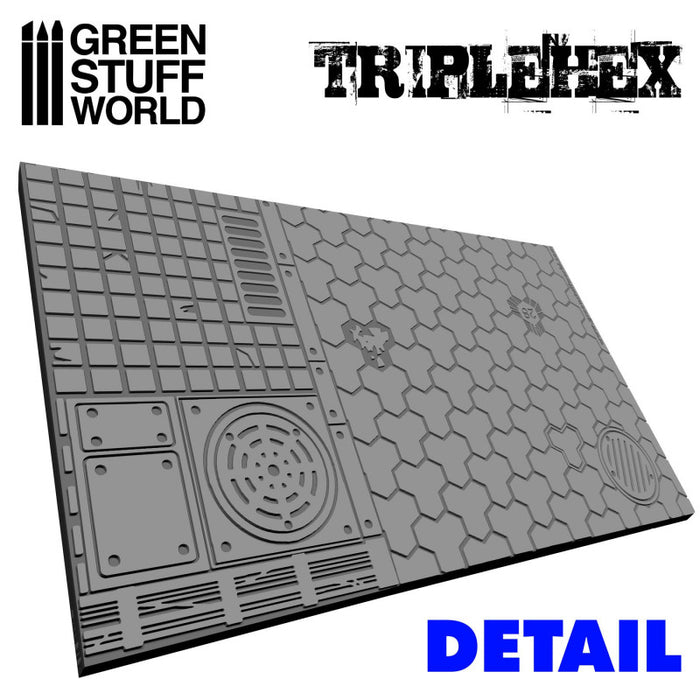 Green Stuff World - Triple Hex Rolling Pin