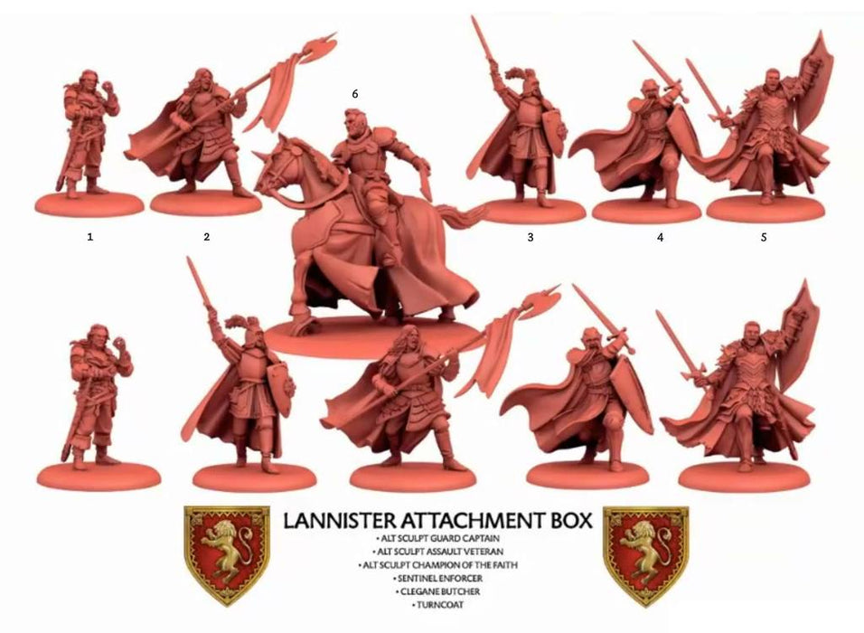 Lannister Attachments 1 - A Song of Ice & Fire