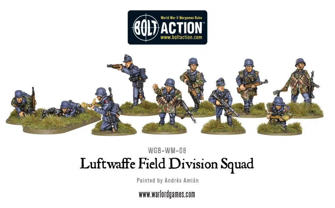 Bolt Action - German Army - Luftwaffe Field Division Squad