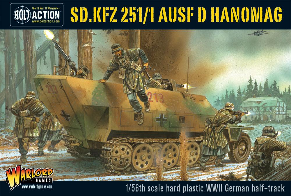Bolt Action - German Army - Sd.Kfz 251/1 Ausf D Hanomag