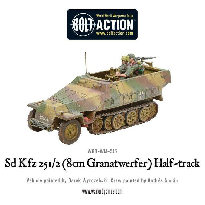 Bolt Action - German Army - Sd.Kfz 251/2 Ausf D (8Cm Granatwerfer) Half Track