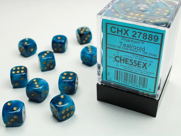 Chessex 36x12mm D6 Dice Set
