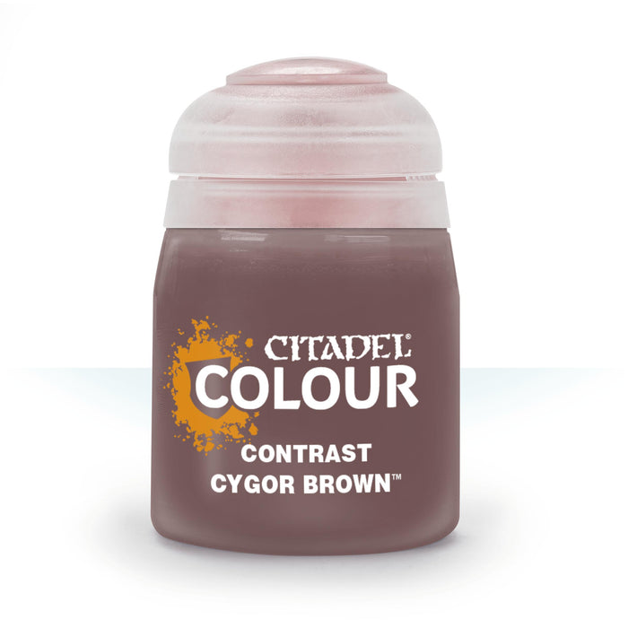 CONTRAST: CYGOR BROWN 18ML (Order In)-Paint-Games Workshop-Cryptic Cabin