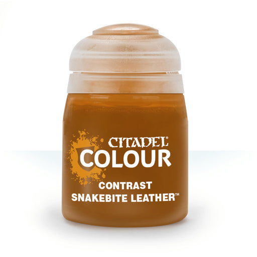 CONTRAST: SNAKEBITE LEATHER 18ML (Order In)-Paint-Games Workshop-Cryptic Cabin