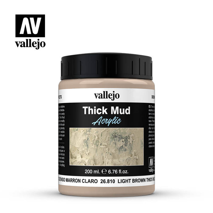 Vallejo - Diorama Effects - Light Brown Mud