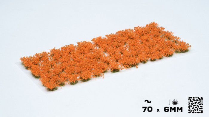 Gamers Grass - Orange Flowers (6mm) Wild