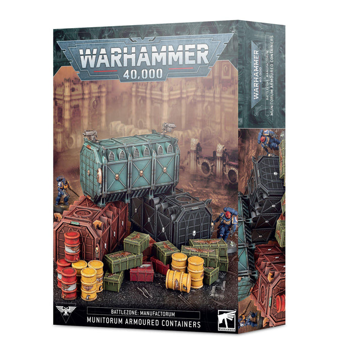 Warhammer 40K - Battlezone Manufactorum - Munitorum Armoured Containers