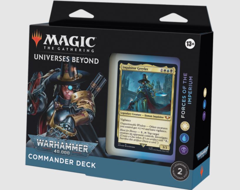 MAGIC X WARHAMMER 40,000 COMMANDER DECKS - FORCES OF THE IMPERIUM