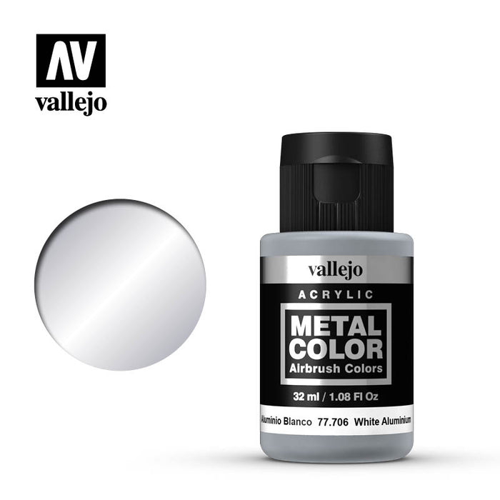 Vallejo - Metal Color - White Aluminium