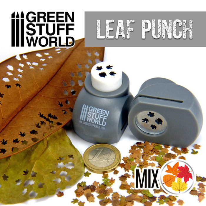 Green Stuff World - Miniature Leaf Punch Grey