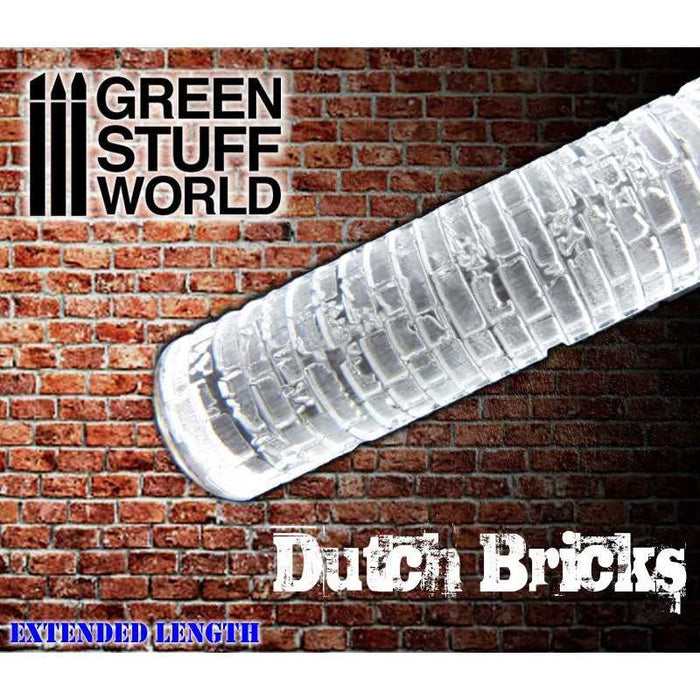 Green Stuff World - Dutch Bricks Rolling Pin